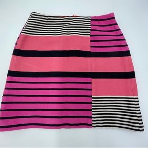 Ann Taylor LOFT Petite Pink & Black Tweed Skirt -Size 6P